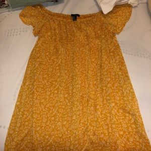 Off the shoulder dress